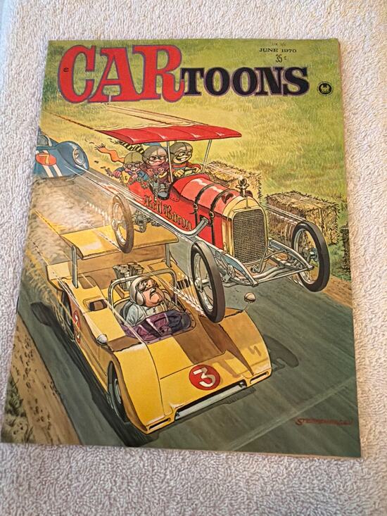 Petersen Other - CARtoons Magazine #53 June 1970 Petersen Racing Hot Rods Humor Comic Vintage